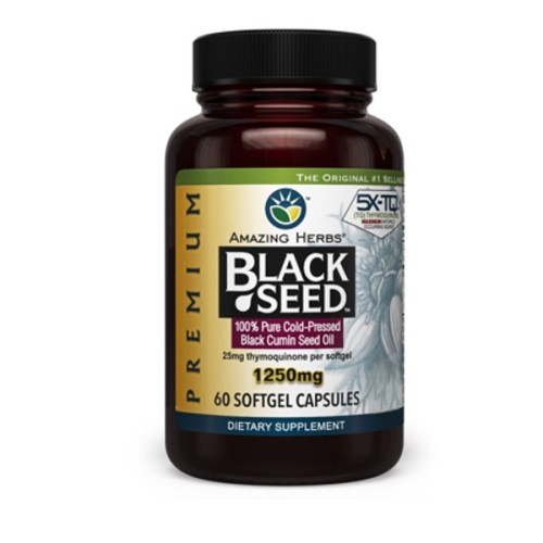 Amazing Herbs Black Seed Oil Capsules